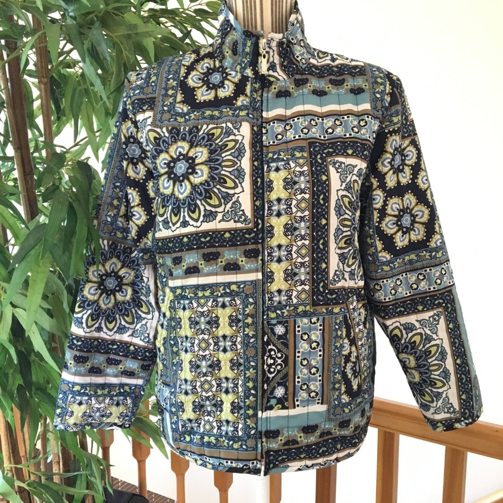 Allison Daley Quilted Jacket Size 4P